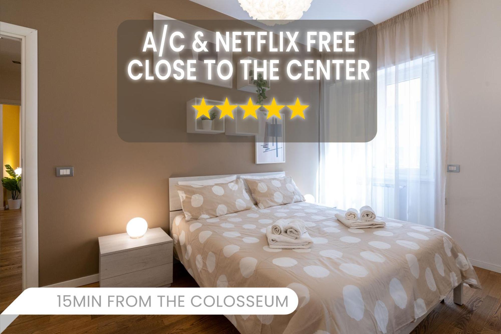 -15Min Dal Colosseo- Aria Condizionata & Netflix Gratis Apartment Rome Exterior photo